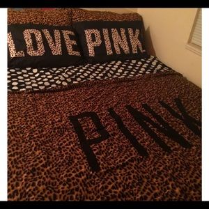 RARE Victoria’s Secret PINK duvet cover with shams